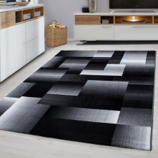 Nonbrand Modern Absztrakt Szőnyeg - Fekete-Szürke - 200x290 cm lakástextília