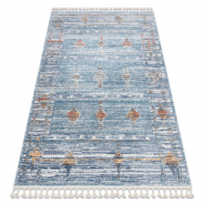 Nonbrand Modern szőnyeg BELLE BF13C kék / bézs Rojt 120x170 cm lakástextília