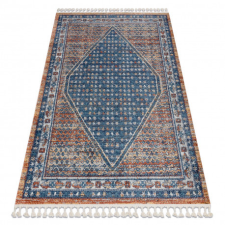 Nonbrand Modern szőnyeg BELLE BG58A sötétkék / bézs Rojt 140x190 cm lakástextília