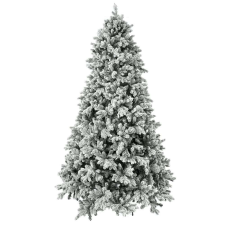 Nonbrand Műhófenyő, 210 cm-es, pelyhesített cukorfenyő, 210 cm műfenyő