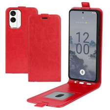 Nonbrand Nokia X30 Flip Tok - Piros - Lefelé Nyíló tok és táska