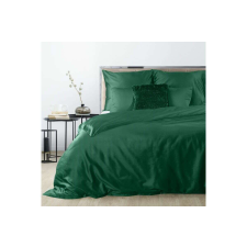 Nonbrand Nova3 pamut-szatén ágyneműhuzat Palackzöld 140x200 cm - 70x80 cm 1db lakástextília