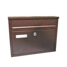Nonbrand Postaláda fekvő VARIA (35x28cm) barna, névtartóval 3490129 postaláda
