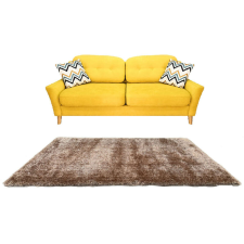 Nonbrand Puffy Bolyhos Szőnyeg - Sötétbézs - 200x280 cm lakástextília