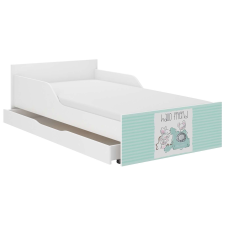 Nonbrand PUFI gyerekágy 160x80 matraccal és ágyneműtartóval - barátok ágy és ágykellék