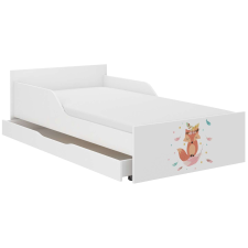 Nonbrand PUFI gyerekágy 160x80 matraccal és ágyneműtartóval - boho róka ágy és ágykellék