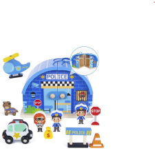 Nonbrand Rendőr állomás - fa játék (WOODEN POLICE SET) kreatív és készségfejlesztő