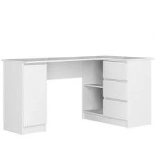 Nonbrand Sarok Íróasztal - Fehér - 155x85x77 cm íróasztal