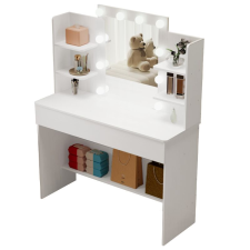 Nonbrand Sminkasztal LED tükörrel, modern loft stílusban bútor