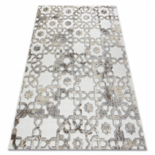Nonbrand SOLE D3882 Lapos Szőtt Szőnyeg - Bézs/Szürke - 80x250 cm lakástextília