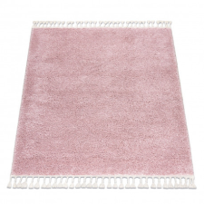Nonbrand Szőnyeg BERBER 9000 square rózsaszín Rojt shaggy 160x160 cm lakástextília