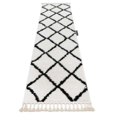 Nonbrand Szőnyeg, futószőnyeg BERBER CROSS fehér -60x250 cm lakástextília