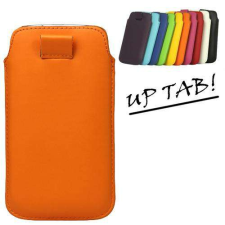 Nonbrand UP TAB! PU bõrtok - álló, kihúzó pánt - NARANCS tablet tok