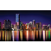 Nonbrand XL Fotótapéta - New York Éjszakai Panoráma - 4 Panel