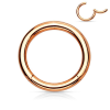 NoNo Csuklós karika, kapoccsal 0,8mm! (rosegold színű)