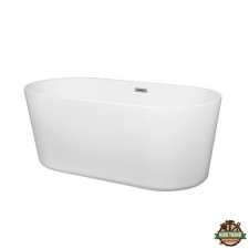  NORA szabadon álló akril kád 157 cm kád, zuhanykabin