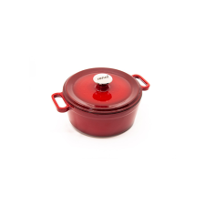 Noral 66667002 Öntöttvas lábas zománc bevonattal 12cm 3.4L - Piros (66667002) edény