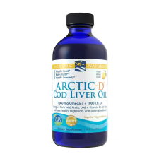 Nordic Naturals Sarkvidéki Tőkehalmájolaj D-vitaminnal - Arctic-D Cod Liver Oil (237 ml, Citrom) vitamin és táplálékkiegészítő