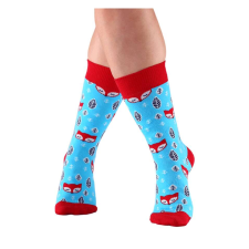 Nordkamp Design Róka zokni - piros-kék 41-46 DF1002 férfi zokni