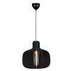 NORDLUX Hazo fekete függesztett lámpa (NOR-2512053003) E27 1 izzós IP20