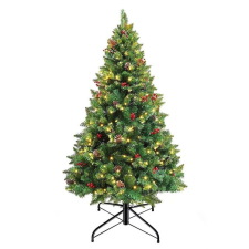  Nordmann King LED-es műfenyő, melegfehér, 100 LED, 120cm műfenyő