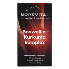 Nordvital Boswellia-Kurkuma Komplex kapszula 60db vitamin és táplálékkiegészítő