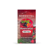 Nordvital Kvercetin 500mg vegán kapszula - 60db vitamin és táplálékkiegészítő