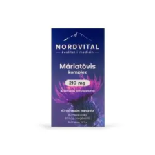 Nordvital Nordvital Máriatövis komplex 210 mg 60 db kapszula vitamin és táplálékkiegészítő