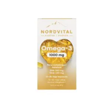 Nordvital Nordvital Omega-3 Halolaj 60 db vitamin és táplálékkiegészítő