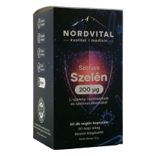 Nordvital Szerves Szelén vegán kapszula 60 db vitamin és táplálékkiegészítő