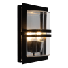 NORLYS Basel fekete-opál LED kültéri fali lámpa (NO-671BL) LED 1 izzós IP54