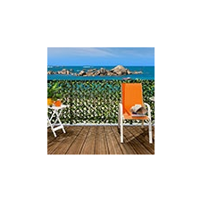 Nortene WILLGREEN fonott fűzfa apácarács műanyag levelekkel (1mx2m) zöld-barna kerti dekoráció