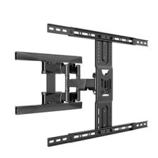 NORTH BAYOU P6 fali TV konzol 45" - 75" fekete tv állvány és fali konzol