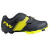 Northwave Cipő NORTHWAVE MTB HAMMER JUNIOR 32 FEKETE/FLUO SÁRGA kerékpáros
