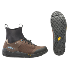 Northwave Cipő NORTHWAVE MTB MULTICROSS MID GTX téli, fekete/barna kerékpáros kerékpáros cipő