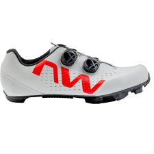 Northwave Cipő NORTHWAVE MTB REBEL 3 45,5 SZÜRKE/PIROS kerékpáros kerékpáros cipő