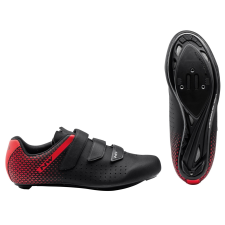 Northwave Cipő NORTHWAVE ROAD CORE 2 45 fekete/piros kerékpáros kerékpáros cipő