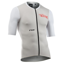 Northwave Mez NORTHWAVE ESSENCE EVO RÖVID S SZÜRKE/FEHÉR kerékpáros biciklis mez
