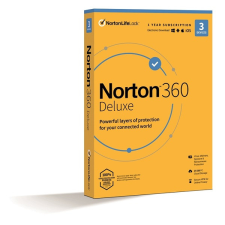 Norton 360 Deluxe 25GB HUN 1 Felhasználó 3 gép 1 éves dobozos vírusirtó szoftver karbantartó program