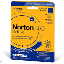 Norton 360 Deluxe + 50 GB Cloud storage 5-Devices 1 year EURO karbantartó program