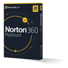 Norton 360 Platinum 100GB HUN 1 Felhasználó 20 gép 1 éves dobozos vírusirtó szoftver karbantartó program