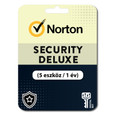 Norton Security Deluxe (EU) (5 eszköz / 1 év) (Elektronikus licenc) karbantartó program