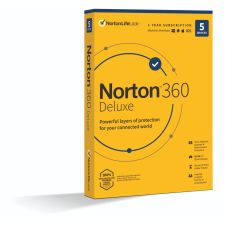 NortonLifeLock Norton 360 Deluxe 50GB HU 1 felhasználó 5 eszköz 1 év licence (Norton360DELUXE50GB) karbantartó program