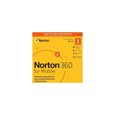 NortonLifeLock Norton 360 for Mobile 1 felhasználó 1 eszköz 1 év dobozos vírusirtó szoftver (21426914) (Norton21426914) karbantartó program
