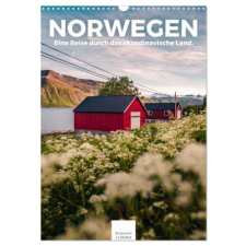  Norwegen - Eine Reise durch das skandinavische Land. (Wandkalender 2024 DIN A3 hoch), CALVENDO Monatskalender – Benjamin Lederer naptár, kalendárium