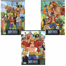 Notebook A4 One Piece Luffy, 40 lapos, Szortiment, 3 féle füzet