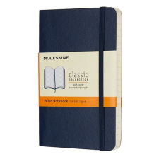  Notesz MOLESKINE QP611B20 &quot;P&quot; vonalas puha fedeles zafirkék füzet