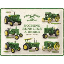 NOTHING John Deere - Nothing Runs Like A Deere Fémtábla dekoráció