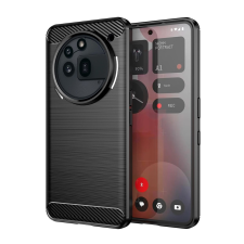  Nothing Phone (3a) Pro - Carbon Fiber fekete szilikon hátlap tok tok és táska
