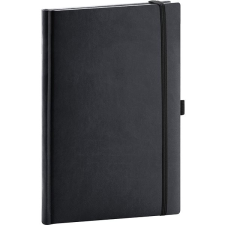 NOTIQUE Notes Aprint, fekete, vonalas, 15×21 cm füzet
